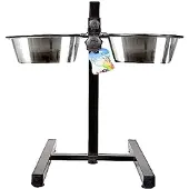 Nobleza Mangeoire Pour Chien Double Adjustable Shelf