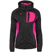 Izas Equus W capuche polaire Noir S Femme Noir S