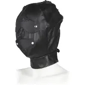 Rimba Masque Ajustable en Cuir - Noir - One-Size