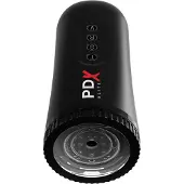 PDX Moto Blower - masturbateur aspirant et vibrant (noir)