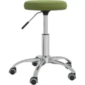 vidaXL Chaise de salle à manger vert clair velours