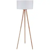 LINDBY Lampadaire , Charlia, Blanc, Salon / séjour, Tissu / textile, Scandinave