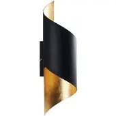 LINDBY Applique Murale , Vanni, dimmable, Noir, Chambre à coucher, Métal, Moderne