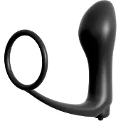 Pipedream - Analfantasy - vibromasseur anal de doigt avec anneau pénien (noir)