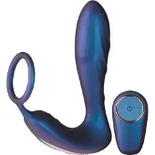 Hueman Black Hole - vibromasseur anal avec télécommande et anneau pénien (violet)