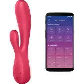 Satisfyer Mono Flex - Vibromasseur contrôlé par application (rose)