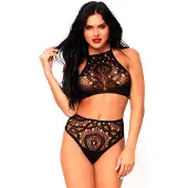 Leg avenue Ensemble Résille - Noir - S/M