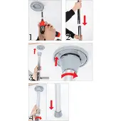 Pipedream Fetish Fantasy - barre de pole dance réglable pour usage domestique