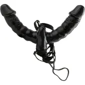 Fetish Fantasy - Godemichet double à harnais (noir) - Fetish