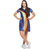 K3 Robe arc-en-ciel bleue Adultes 38-40