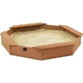 Plum Bac à Sable Octogonal en Bois