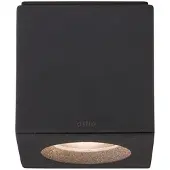 Astro Kos - Downlight carré monté en surface Noir texturé IP65, GU10