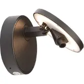 ANTIDARK Applique Murale , dimmable, Noir, Chambre à coucher, Aluminium