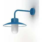 Roger Pradier Belcour Applique Model 9 Matt Azure Blue | Frosted