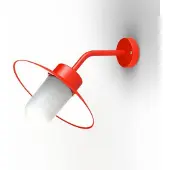 Roger Pradier Belcour Applique Model 8 Traffic red | Frosted