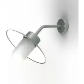 Roger Pradier Belcour Applique Model 8 Metal Grey | Frosted