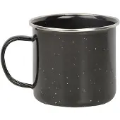 Esschert Design MUG ENAMEL FF220, Tasse, Noir