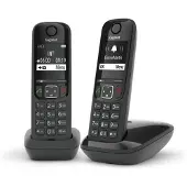 Gigaset Téléphone As690R 2 pièces Noir