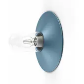 Roger Pradier Cooper Model 1 Lampe murale/plafonnier Blue | Clear Glass