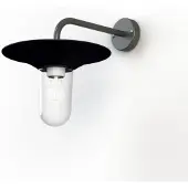 Roger Pradier Cooper Model 2 Applique murale Velvet Black | Clear Glass
