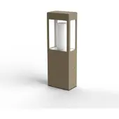 Roger Pradier BRICK² Model 2 Bollard Lamp Sandstone | Clear Glass