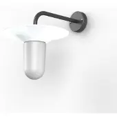 Roger Pradier Cooper Model 2 Applique murale Traffic White | Frosted Glass