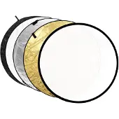 Godox Réflecteur 110 cm 5-en-1 Or/Argent/Blanc/Noir/Blanc Translucide