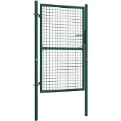 vidaXL Portail de clôture en acier 100x175 cm vert