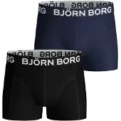 Björn Borg Boxer Björn Borg Men Core Solid Blue Depths (Lot de 2)-XS