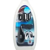 Trinity Vibes - Trinity - vibromasseur pour gland avec capuchon à deux boules (noir-argent)