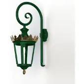 Roger Pradier Louvre Model 2 Applique Murale Fir green