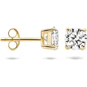 Blush Clous en or 14 carats avec zircone 7053YZI