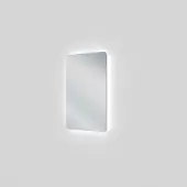 Linie Lux miroir coins arrondis lumineux 53 x 75 cm