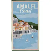 Seahorse Serviette de Plage Seahorse Amalfi Blue