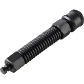Hismith Premium Adaptateur à ressort flexible Acier inoxydable Noir Premium KlicLok