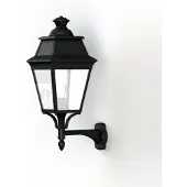 Roger Pradier Avenue 3 Model 4 Applique Murale E27 | Dark black