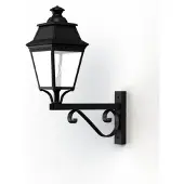 Roger Pradier Avenue 3 Model 12 Applique Murale E27 | Dark black