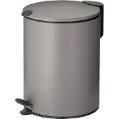 kela Poubelle à pédale 5l gris - Line - 23700 - mats