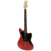 Fazley Outlaw Series Maverick Basic HH Red guitare électrique avec housse