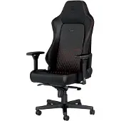 Noblechairs HERO Chaise gamer Cuir véritable - Noir/Rouge