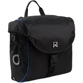 Willex Sacoche de vélo 19 L Noir et bleu 16002