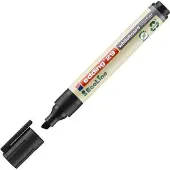 Edding 29 Ecoline marqueur pour tableaux blancs - noir - 10 stylos pour tableaux blancs - pointe biseautée (10x)