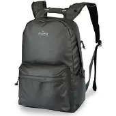 Puro PUROBPWHTALLOVERBK - Sac à dos White Nylon "All Over" Noir