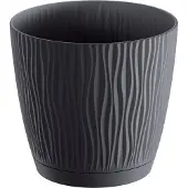Prosperplast Flowerpot Sandy P DSY130P, Ø 13 cm, grey (13 x 12 cm)