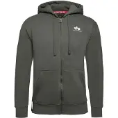 Alpha industries Veste de survêtement olive / blanc