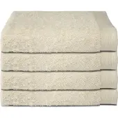 Huismerk Serviette de toilette Lucca Ivoire (50 x 100 cm)