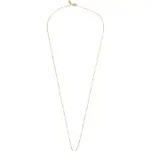 Design Letters Collier - 60 cm - Plaqué or - - UneTaille - Bijoux