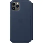 Apple iPhone 11 Pro Leather Folio Diepzeeblauw