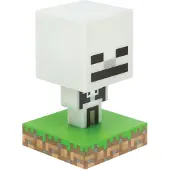 Paladone Lampka Nocna Skeleton Minecraft od DC Comics, 10 cm, z Okazjonalnym Opakowaniem
