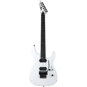 LTD Guitars Deluxe M-1000 Snow White avec micros Fishman Fluence Modern et Floyd Rose 1000SE